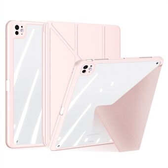 DUX DUCIS Magi-serie voor iPad Pro 13 (2024) hoesje PU-leer+PC+TPU-tablethoes Ondersteunt automatisch ontwaken / slapen