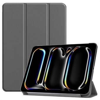 Voor iPad Pro 13 (2024) Hoes Auto Wake / Sleep Tri-Fold Stand Leren Tablet Cover