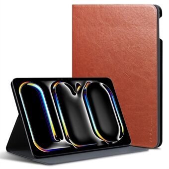 X-LEVEL Kate-serie voor iPad Pro 11 (2024) hoes - Automatisch ontwaken / slapen - PU-lederen tabletcover