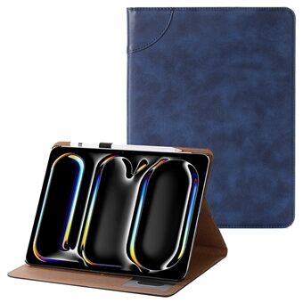 Voor iPad Pro 11 (2024) Hoes Portemonnee Standaard Leren Tablet Cover met Automatisch Wekken / Slapen