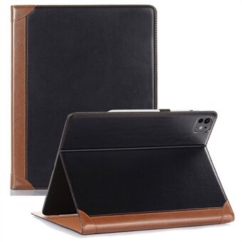 Voor iPad Pro 11 (2024) Hoes Leren Folio Boekstandaard Tablet Cover met Auto Slaap/Wek functie