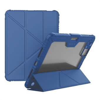 NILLKIN Bumper Leren Hoes Pro voor iPad Pro 11 (2024) Tablethoes met Valbescherming en Automatisch Wekken / Slaapfunctie