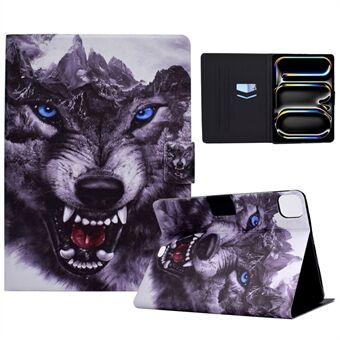 A1 Voor iPad Pro 11 (2024) Hoes Anti-Val Kaart Houder Standaard Leren Tablet Cover