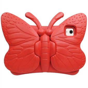 Voor de iPad Air 11 (2024) Hoesje Butterfly Stijl met Ondersteunende Kickstand en EVA Tablet Cover.