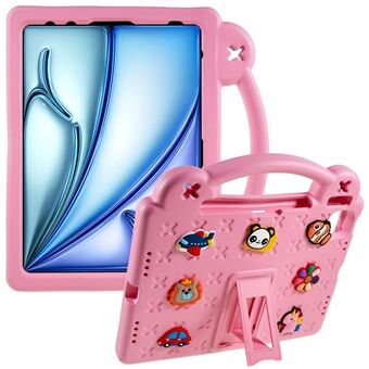 Voor iPad Air 11 (2024) Hoesje met Cartoonpatronen EVA-tablethoes met Standaard