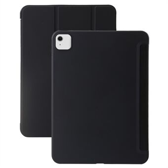 Voor de iPad Air 11 (2024) hoesje PU-leer+siliconen Tri-Fold Stand Tablethoes