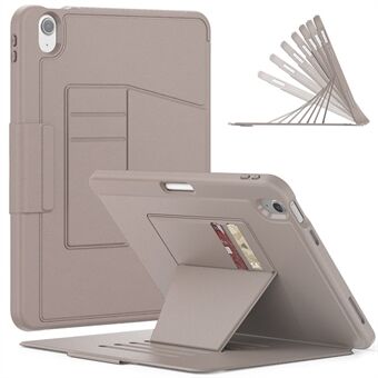 Voor iPad Air 11 (2024) Stijl B Auto Wake / Sleep PU Lederen Tablet Hoes Kaartenhouder Standaardhoes met Potloodhouder