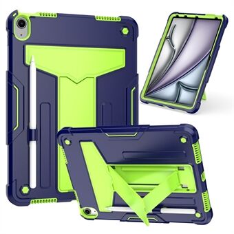 Voor iPad Air 11 (2024) Hoes PC+Silicone Kickstand Beschermende Tablet Hoes