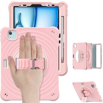 Voor iPad Air 11 (2024) / Air (2022) / (2020) / iPad Pro 11 (2022) / (2021) / (2020) / (2018) Hoes Met Standaard TPU+PC+Silicone Cover