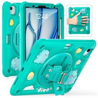 Voor iPad Air 11 (2024) / Air (2022) / (2020) / iPad Pro 11 (2022) / (2021) / (2020) / (2018) Hoes Kickstand PC+Silicone+TPU Cover