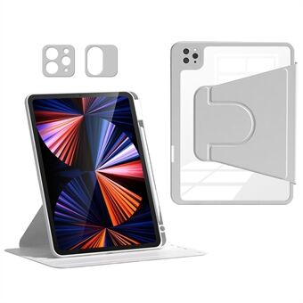 Voor iPad Air 11 (2024) / Air (2022) / (2020) / Pro 11-inch (2018) / (2020) / (2021) / (2022) Tablet Hoesje van PU Leer+Acryl+TPU Cover