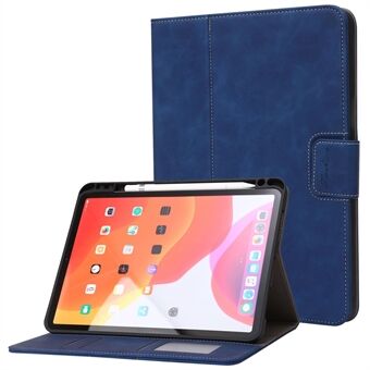 Voor iPad Air 11 (2024) / Air (2022) / (2020) / Pro 11 (2018) / (2020) / (2021) / (2022) Leren hoesje met penhouder en portemonnee leren cover.