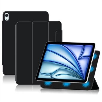 Voor iPad Air 11 (2024) (M2) Hoes Magnetische PU Lederen Flip Tablet Bescherming met Standaard