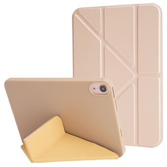 Voor iPad Air 11 (2024) Hoes PU Leer+Silicone Origami Staande Beschermhoes