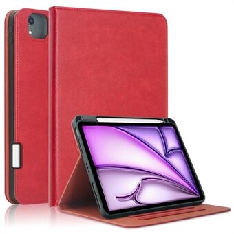 Voor iPad Air 13 (2024) / iPad Pro 13 (2024) / Pro 12.9 (2022) / (2021) / (2020) / (2018) Leren Hoes Tablet Cover.