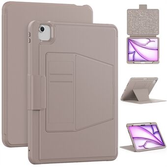 Stijl B Voor iPad Air 13 (2024) Stand Case PC+TPU+PU Kaartsleuven Tablethoes Automatisch Wekken / Slapen