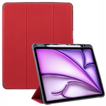 MUTURAL Voor iPad Air 13 (2024) Hoes Tablet Tri-Fold Leren Cover Automatisch Wekken / Slapen