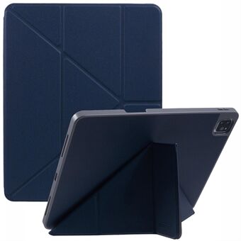 MUTURAL Voor iPad Air 13 (2024) / iPad Pro 12,9 (2022) / (2021) / (2020) / (2018) Hoes Slimme Leren Tablethoes Origami Standaard