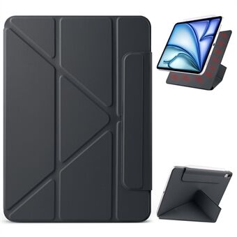 Voor iPad Air 13 (2024) Hoes PC + PU Leren Origami Standaard Magnetische Tablet Hoes