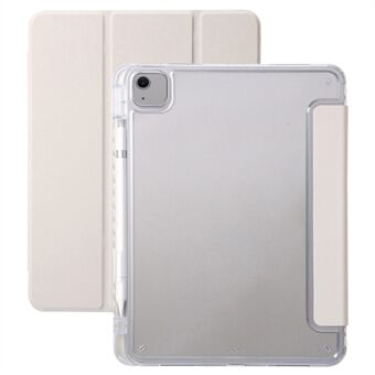 Voor de iPad Air 13 (2024) Case Tri-Fold Stand Acrylachterkant PU Leren Antival Tablet Hoes