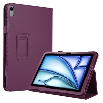 Voor iPad Air 13 (2024) Hoes Bi-Fold Stand PU Leer Litchi Textuur Tablet Cover