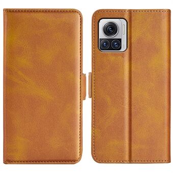 Voor Motorola Moto X30 Pro 5G / Edge 30 Ultra 5G Folio Flip Getextureerde Pu Leather Case Dual magnetische Sluiting Telefoon Stand Wallet Cover