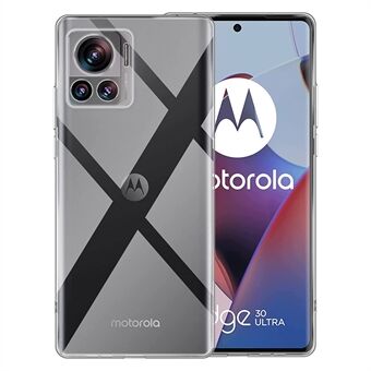 Voor Motorola Edge 30 Ultra 5G / Moto X30 Pro 5G Clear Tpu Telefoon Case Anti-vingerafdruk Valbescherming Mobiele Telefoon Cover