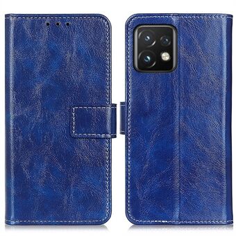 Voor Motorola Moto Edge 40 Pro 5G / Moto X40 5G Anti-val Flip Telefoonhoesje Stand Wallet PU Leer Retro Crazy Horse Textuur Telefoonhoesje