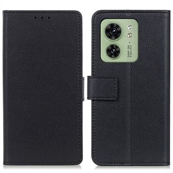 Voor Motorola Edge 40 5G Anti-stof PU lederen portemonnee Flip Case Stand Beschermende telefoonhoes