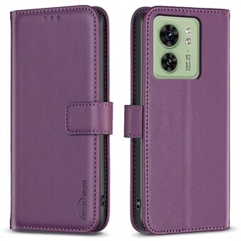 BINFEN COLOR BF17 Voor Motorola Edge 40 5G Telefoon Cover Stand Design TPU + PU Leather Wallet Case