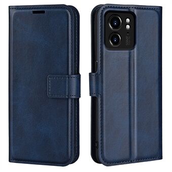 Voor Motorola Edge 40 5G Wallet PU Leather Case Calf Texture Stand Phone Cover