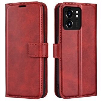 Voor Motorola Edge 40 5G Wallet PU Leather Case Calf Texture Stand Phone Cover