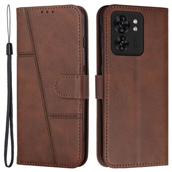 Voor Motorola Edge 40 5G Hoesje Dunne PU Lederen Stand Telefoonhoes Portemonnee