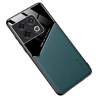 Voor OnePlus 10 Pro 5G hoesje Leer + TPU + PC telefoonhoesje Ondersteunt magnetische autohouder