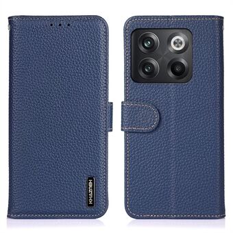 KHAZNEH voor OnePlus 10T 5G / ACE Pro 5G Portemonnee Flip Cover Litchi Textuur Lederen Stand Functie Anti-slijtage Telefoonhoesje