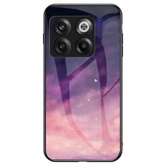Voor OnePlus 10T 5G / ACE Pro 5G Bumpbestendig Starry Ontwerp Gehard glazen behuizing Hard PC Zacht TPU Schokbestendig Cover