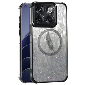 KADEM Voor OnePlus 10T 5G / Ace Pro 5G hoesje Glitter Sparkly TPU Telefoonhoesje Hoek Airbag Valbescherming