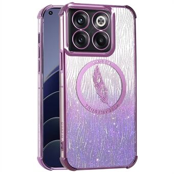 KADEM voor OnePlus 10T 5G / Ace Pro 5G hoesje met glitter, sprankelend TPU-telefoonhoesje met hoekluchtkussens voor valbescherming.