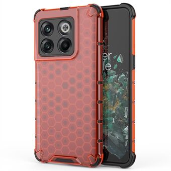 Voor OnePlus 10T 5G / ACE Pro 5G Telefoonhoesje Honingraatstructuur Schokbestendig Hoesje TPU + PC Telefoonhoesje