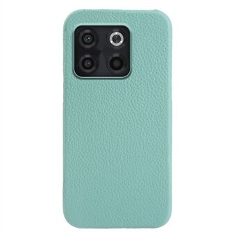 Voor OnePlus 10T 5G / Ace Pro 5G Schokbestendige Hoes Echt Koeienleer+PC Magnetische Telefoonhoes