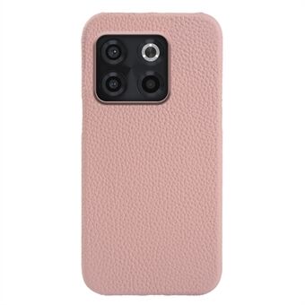 Voor OnePlus 10T 5G / Ace Pro 5G Schokbestendige Cover Echt Koeienleer+PC Magnetisch Telefoonhoesje.
