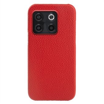 Voor OnePlus 10T 5G / Ace Pro 5G Schokbestendige Hoes Echt Koeienleer + PC Magnetische Telefoonhoes