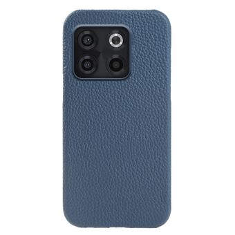 Voor OnePlus 10T 5G / Ace Pro 5G Schokbestendige Cover Echt Koeienleer+PC Magnetische Telefoonhoes