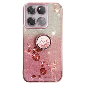 KADEM voor OnePlus 10T 5G / Ace Pro 5G Hoesje Flexibele TPU Shell Ring Kickstand Telefoonhoesje