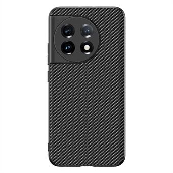 Voor OnePlus 11 5G Antislip telefoonhoesje met koolstofvezeltextuur Ultraslanke schokbestendige beschermhoes