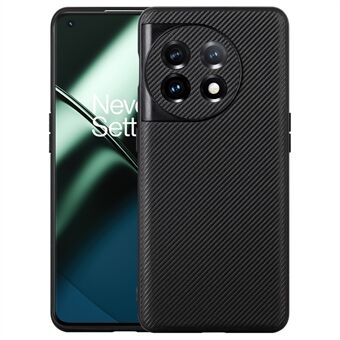 VILI TC-serie voor OnePlus 11 5G schokbestendig hoesje Telefoon achterkant Getextureerd leer gecoat TPU telefoonhoesje