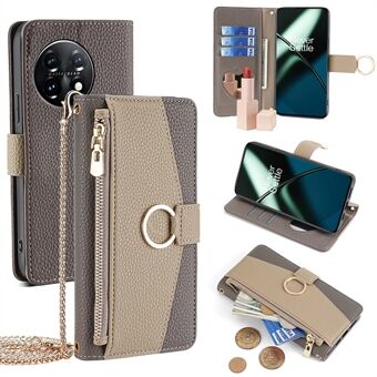 Voor OnePlus 11 5G Case Crossbody Telefoontas PU Lederen Portemonnee Hoesje