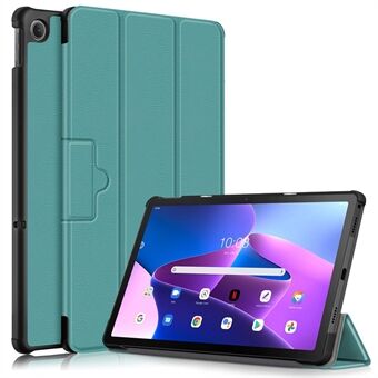 Tablet Hoesje voor Lenovo Tab M10 Plus (3rd Gen) / Xiaoxin Pad 2022 10.6 inch 125FTB-128F Automatisch Wakker / Slapen PC+PU Leren Drievoudig Stand Hoesje Schokbestendige Bescherming Tablet Hoesje