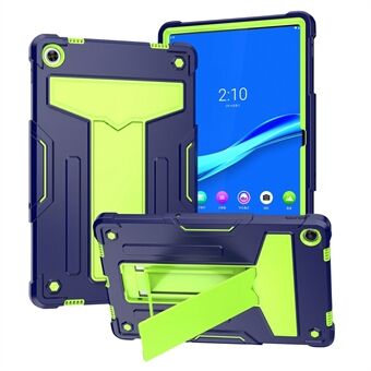 Voor Lenovo Tab M10 Plus (3e generatie) / Xiaoxin Pad 2022 10.6 inch T-vormige Kickstand Schokbestendige Anti-val PC + Siliconen Tablethoes Beschermhoes.