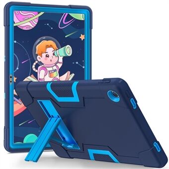 Voor Lenovo Tab M10 Plus (3e generatie) / Xiaoxin Pad 2022 10.6 inch 125FU / 128FU Beschermhoes Robot Patroon Siliconen+PC Tablet Beschermhoes Anti-Kras Schokbestendig Draagbare Stand Case